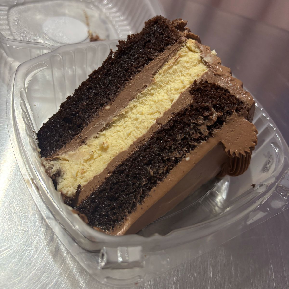 Rebanada de Devil's Cheesecake