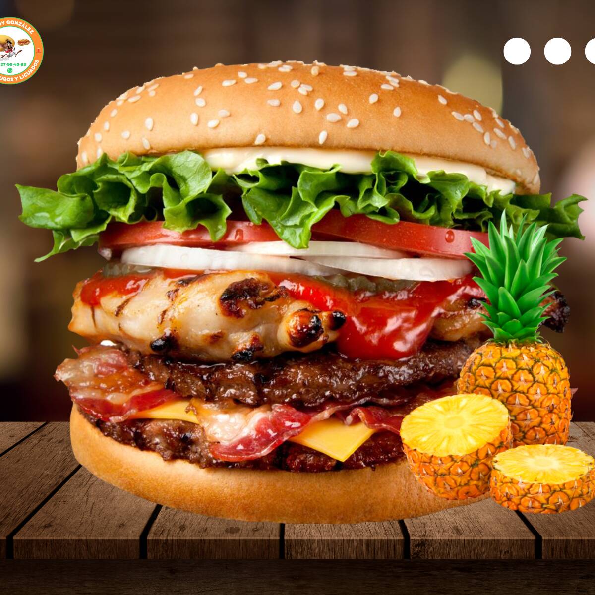 Burger Hawaiana Asada