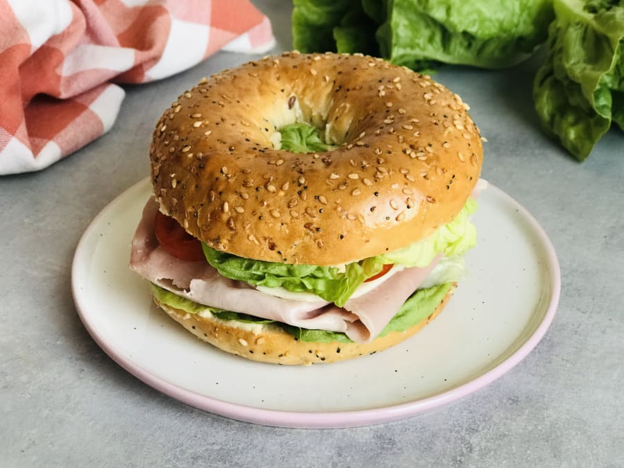 Bagel de Jamon y Queso