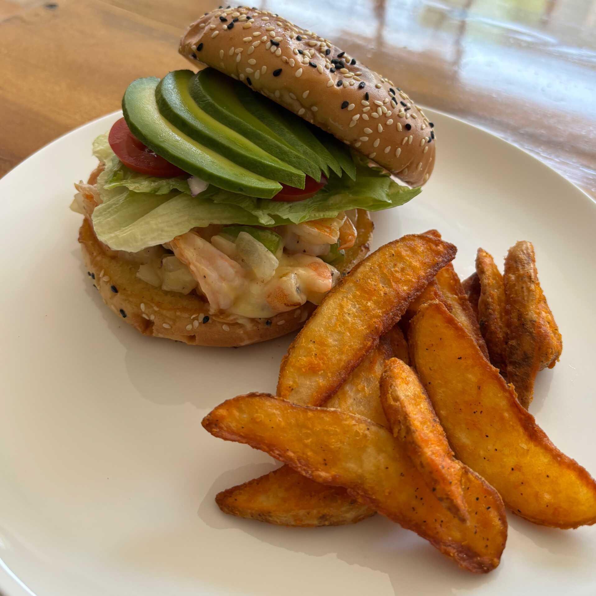 Hamburguesa de Camarón