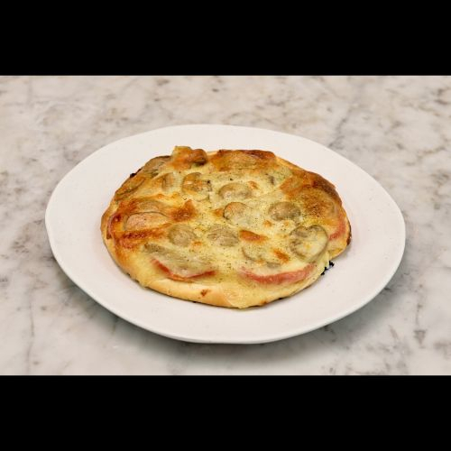 Pizza de Champiñones con Alcachofa