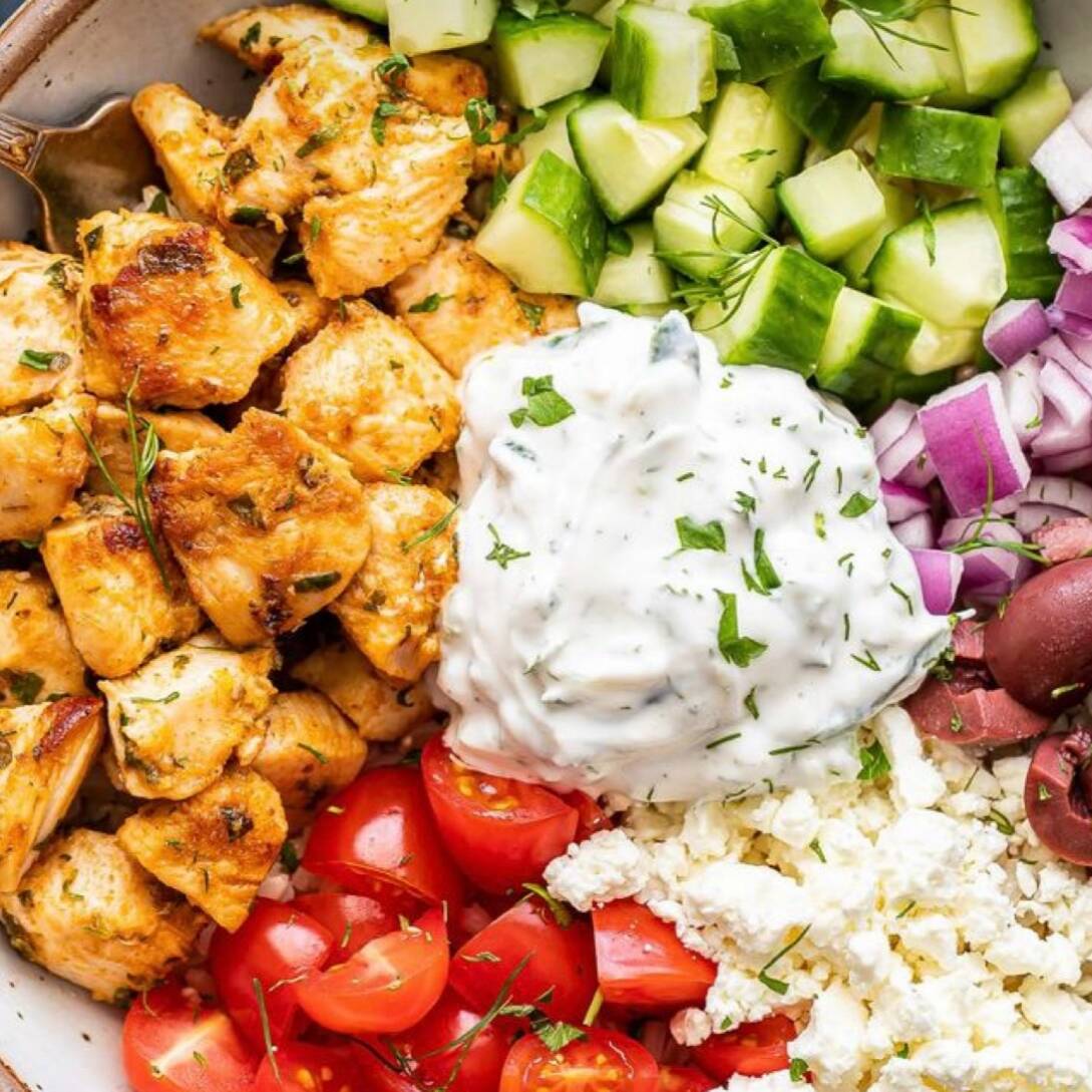 Nuevo! Bowl Griego: Alto en Proteína