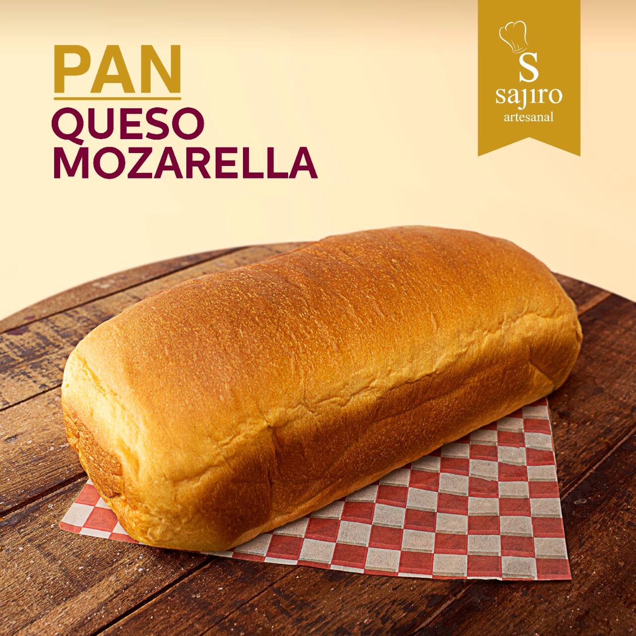 pan queso mozarella