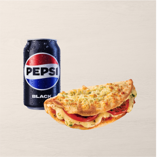 1 Pizzadonni de Marguerita + 1 Refrigerante Lata. Imperdível!