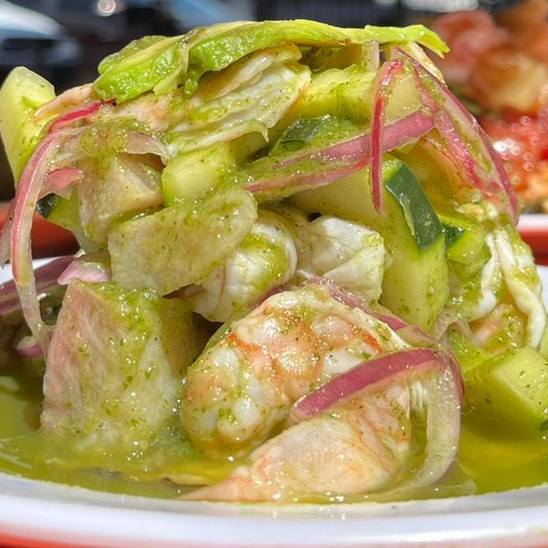 Tostada de Aguachile