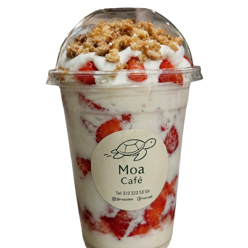 Fresas con Crema Naturales Grandes