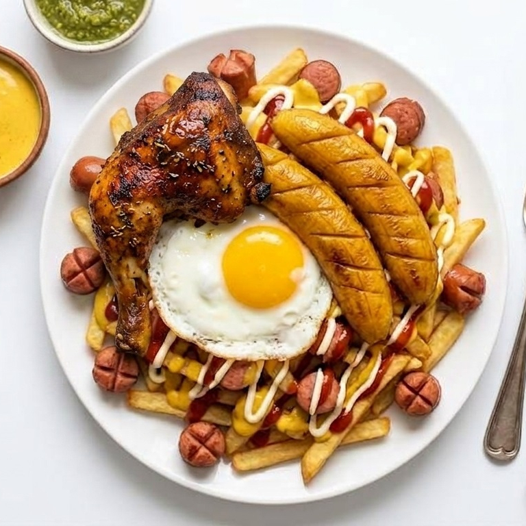 Salchibrasa Frankfurter a Lo Pobre