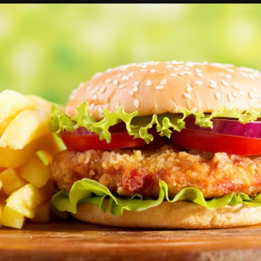 Hamburguesa, Papas y Bebida 355 Ml
