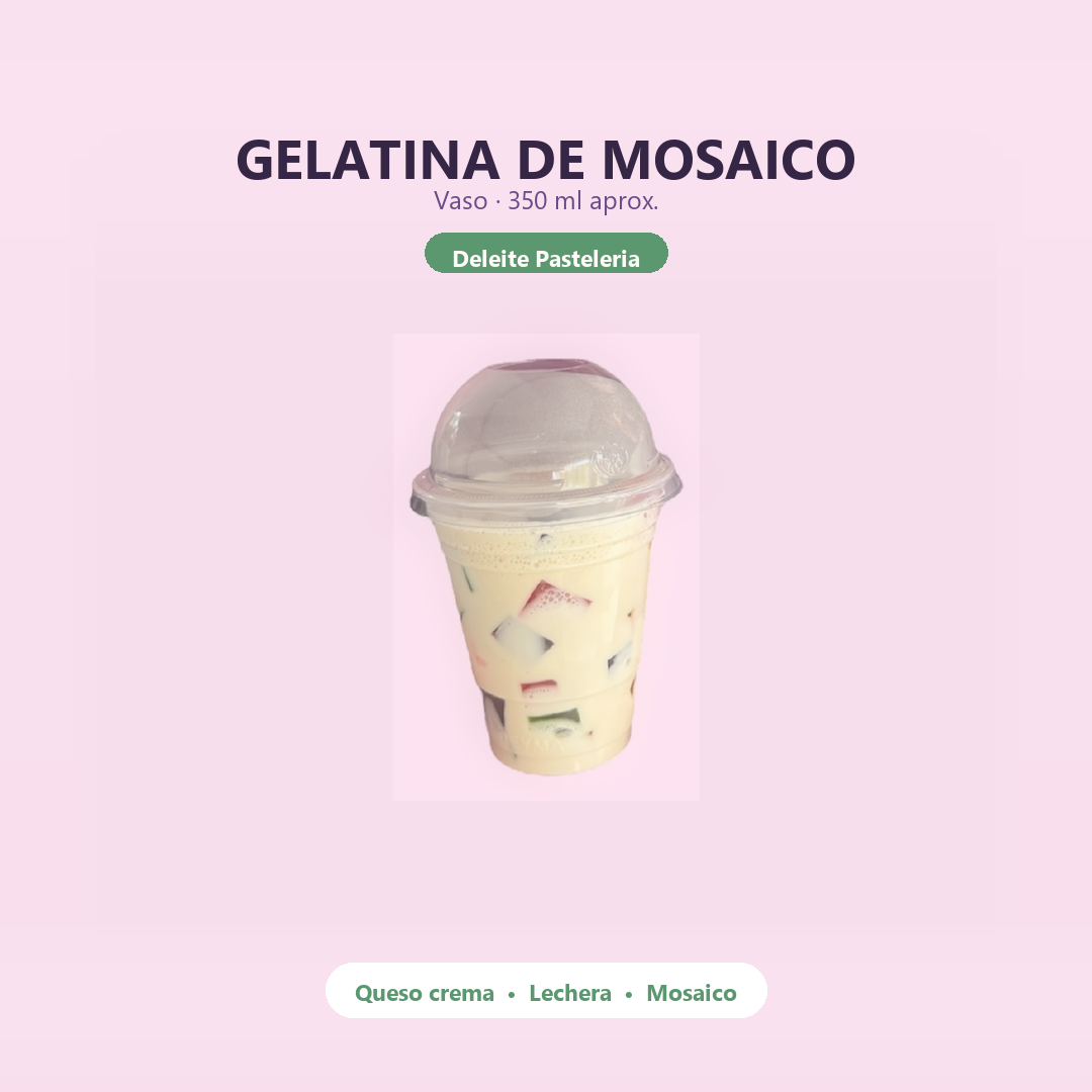 Gelatina de Mosaico