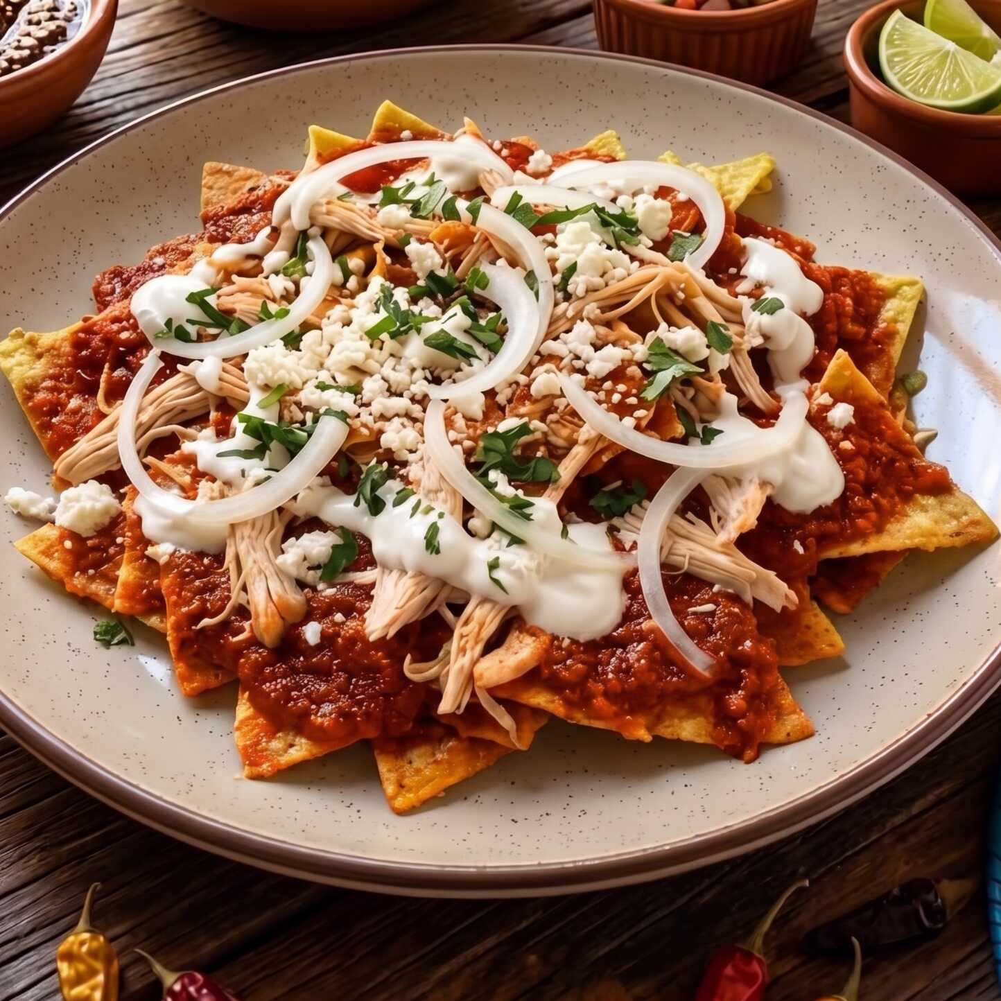 Chilaquiles Verdes o Rojos con Proteína