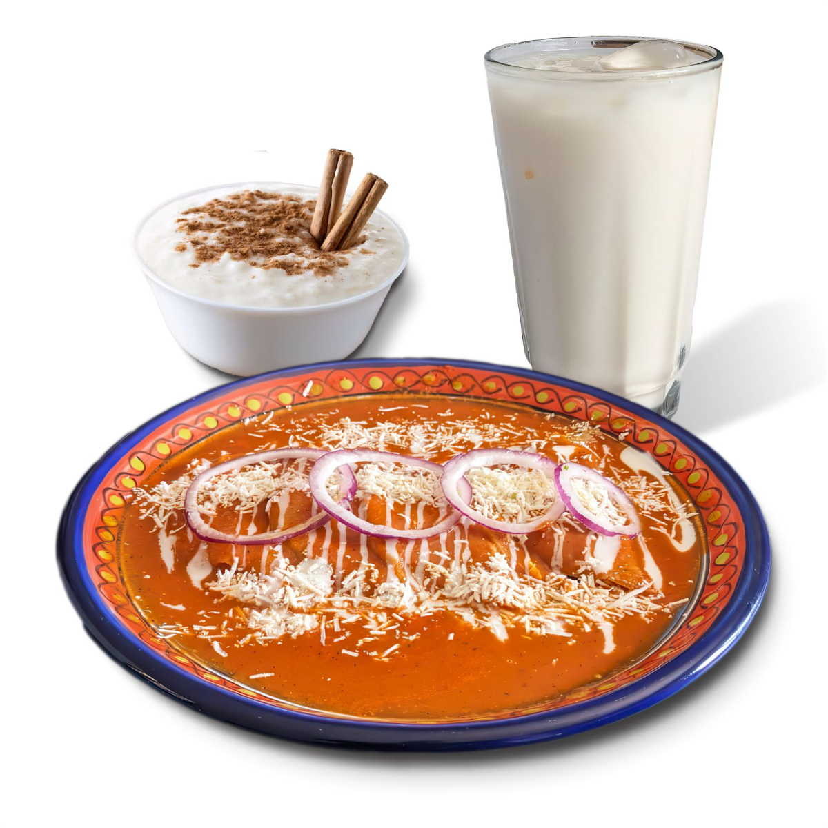 ¡Hazlo Paquete! ( Enchiladas + Horchata + Postre )