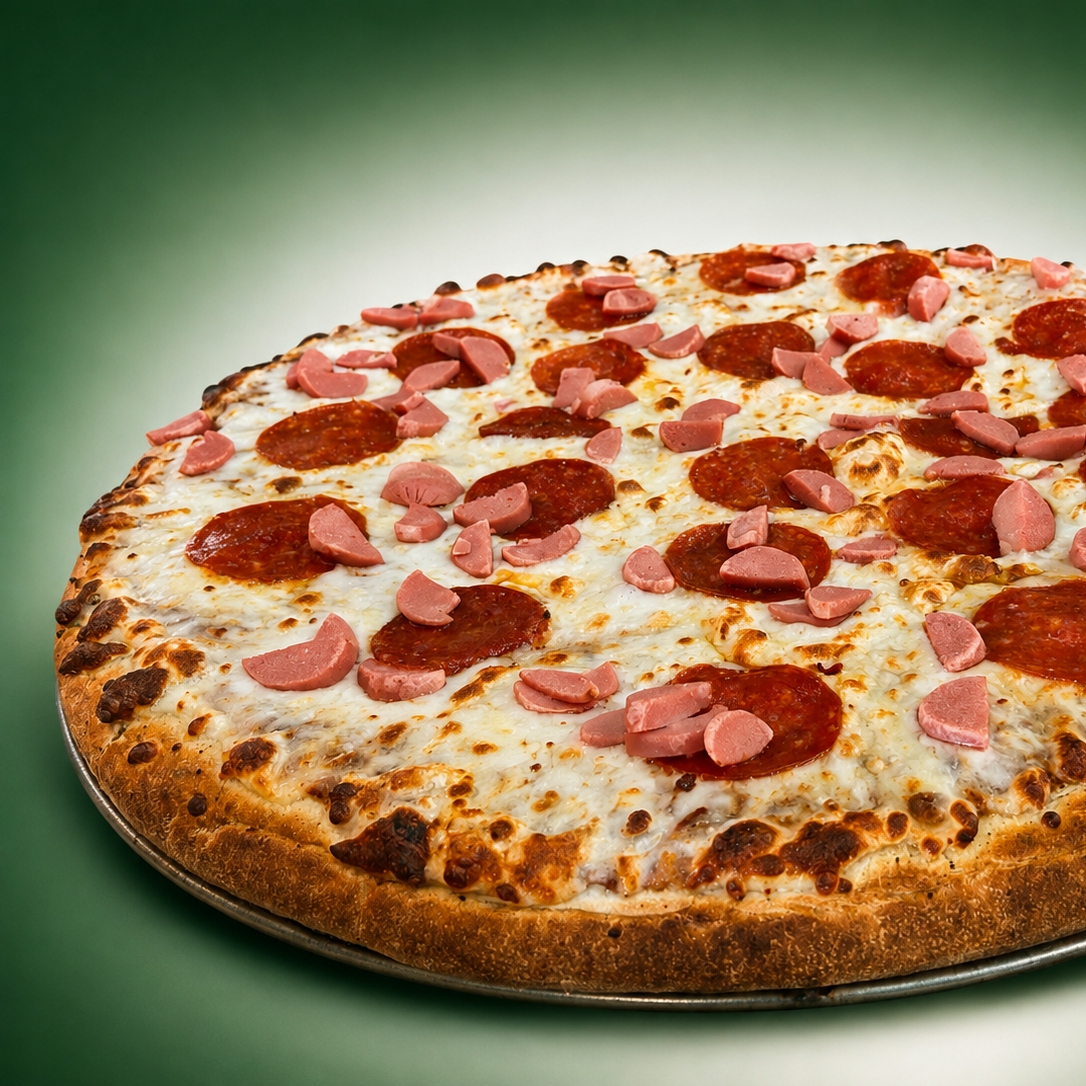 Pizza Pepperoni y Salchicha