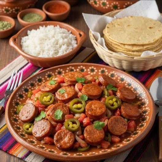 Taco Acorazado de Salchichas a la Mexicana
