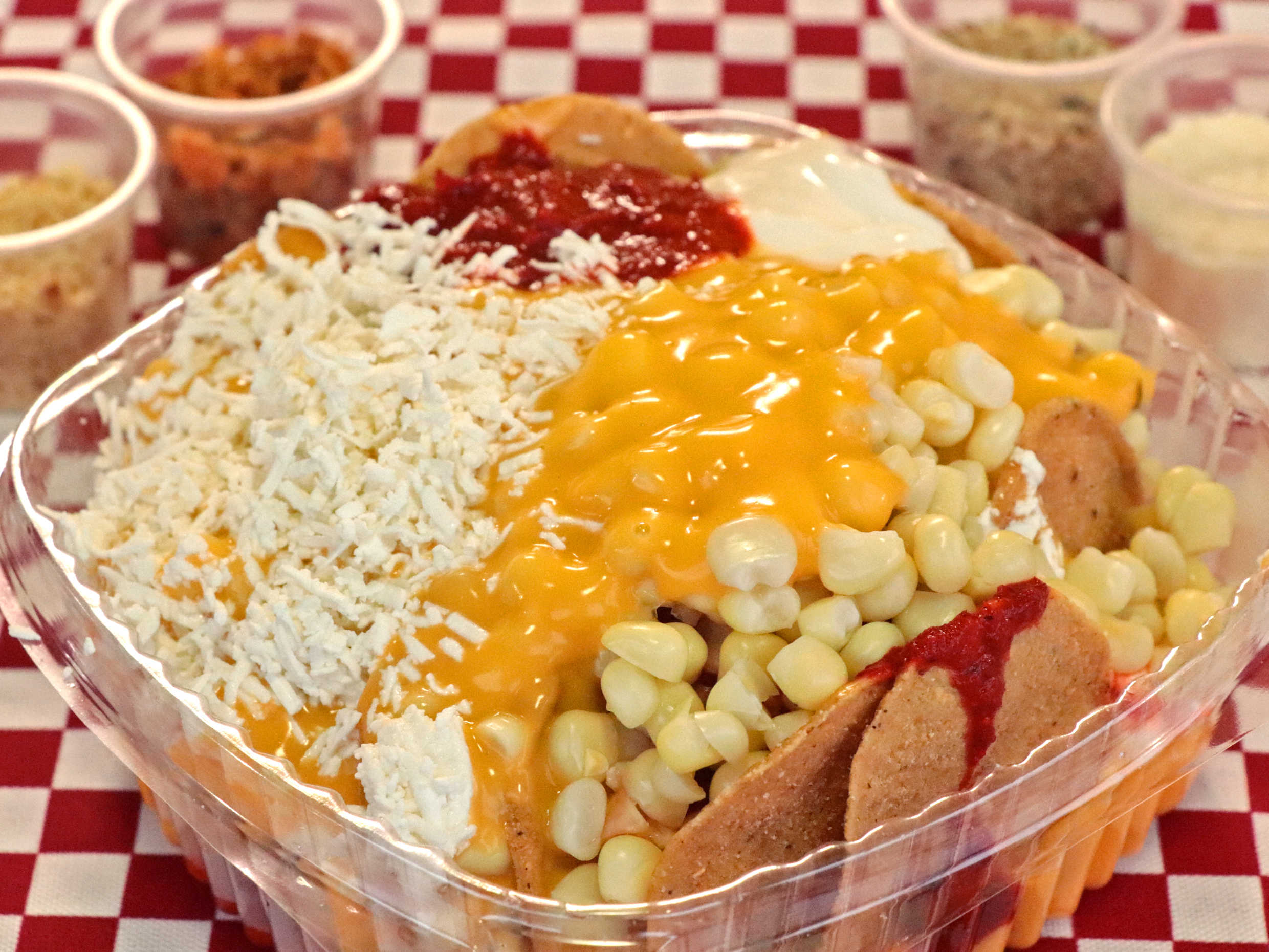 Nachos con Elote