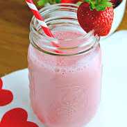 licuado de fresa