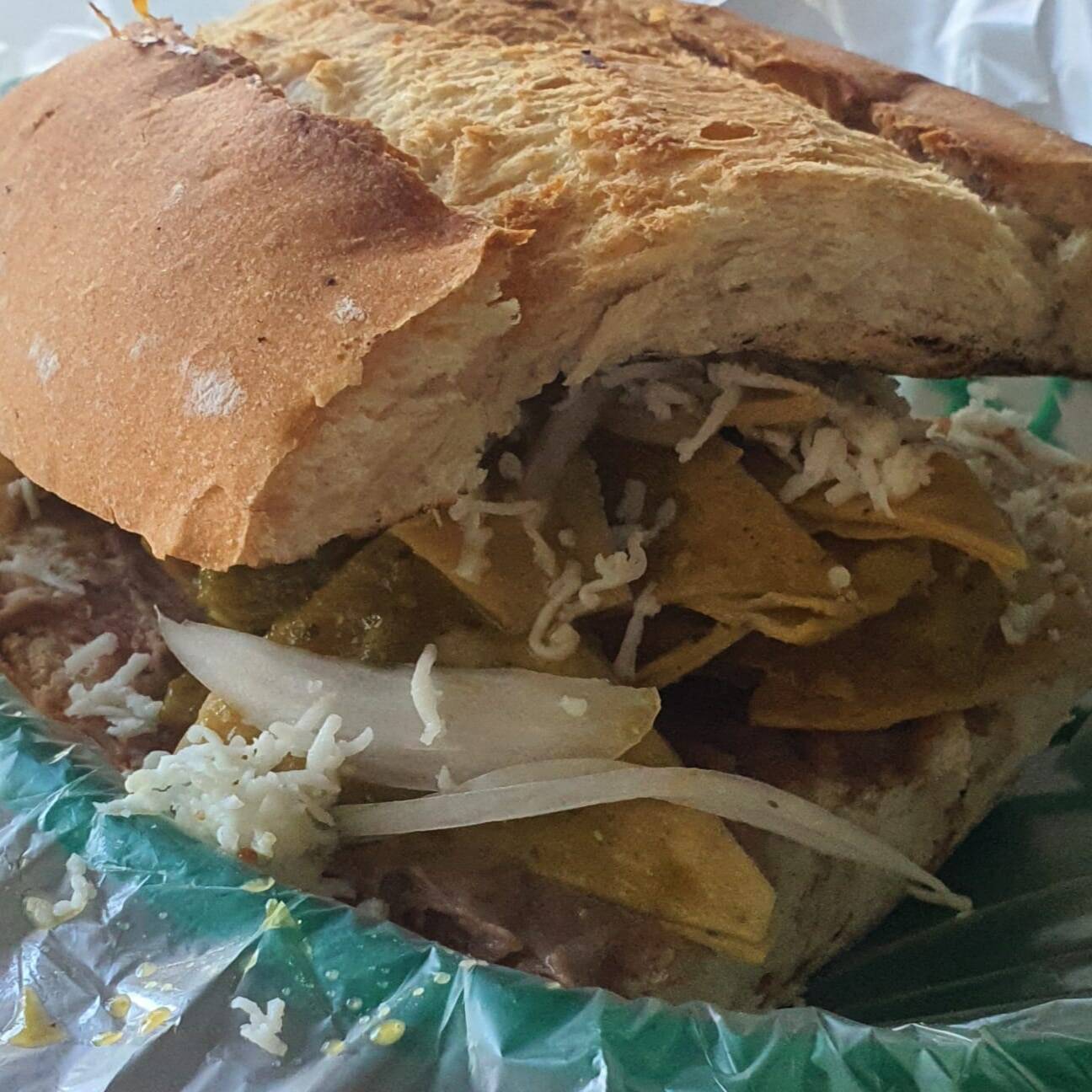 Torta de Chilaquiles