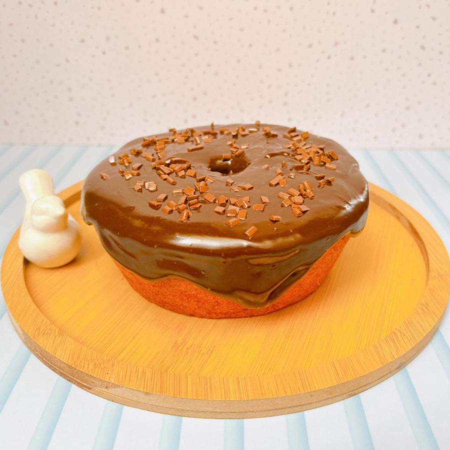 Massa Caseira de Cenoura com Brigadeiro