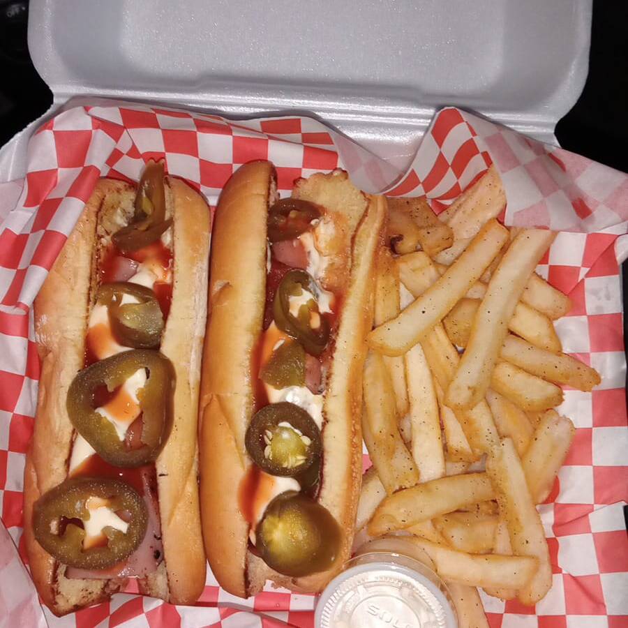 Hot Dog y Papas