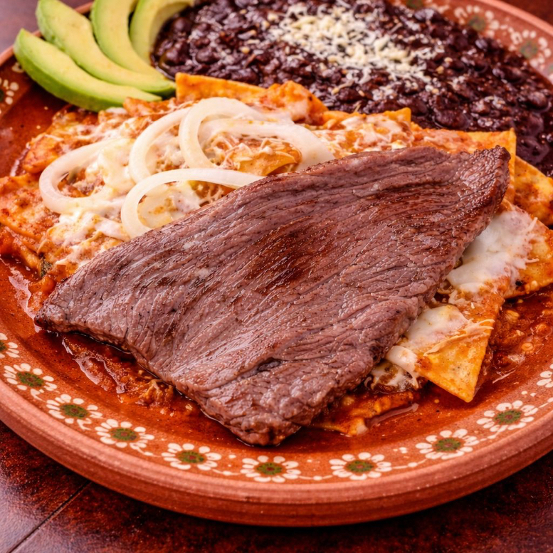 Chilaquiles con Proteina