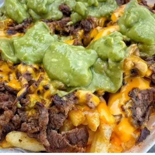 Papas Preparadas con Carne Asada