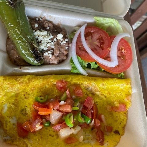 Omelette a la Mexicana