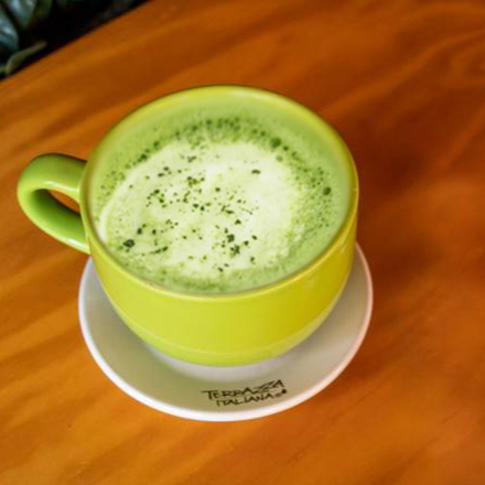 Matcha caliente