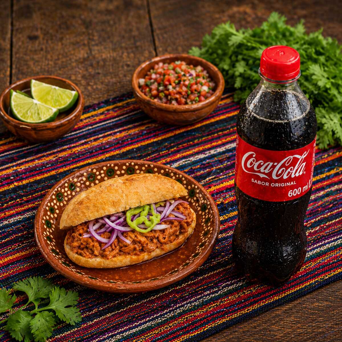 1 Torta + Coca 600 Ml
