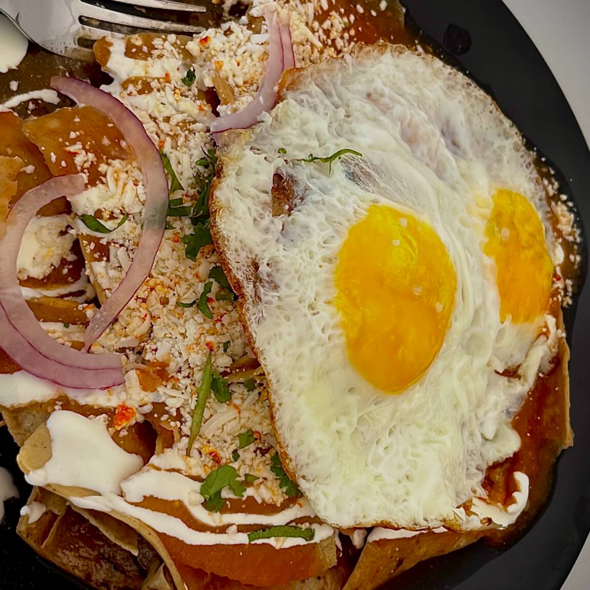 Chilaquiles con Huevo
