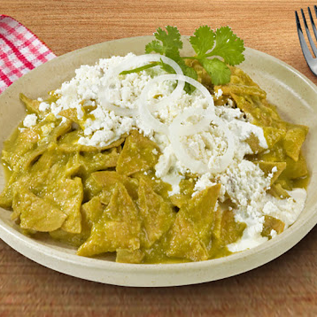CHILAQUILES SENCILLOS VERDES