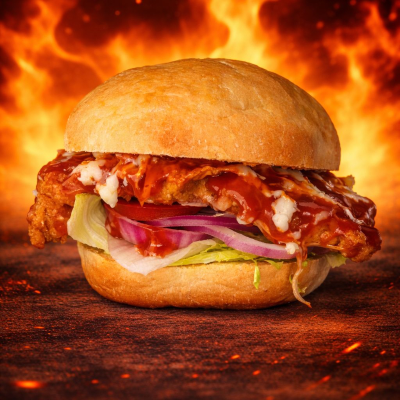 Hamburguesa Pollo BBQ