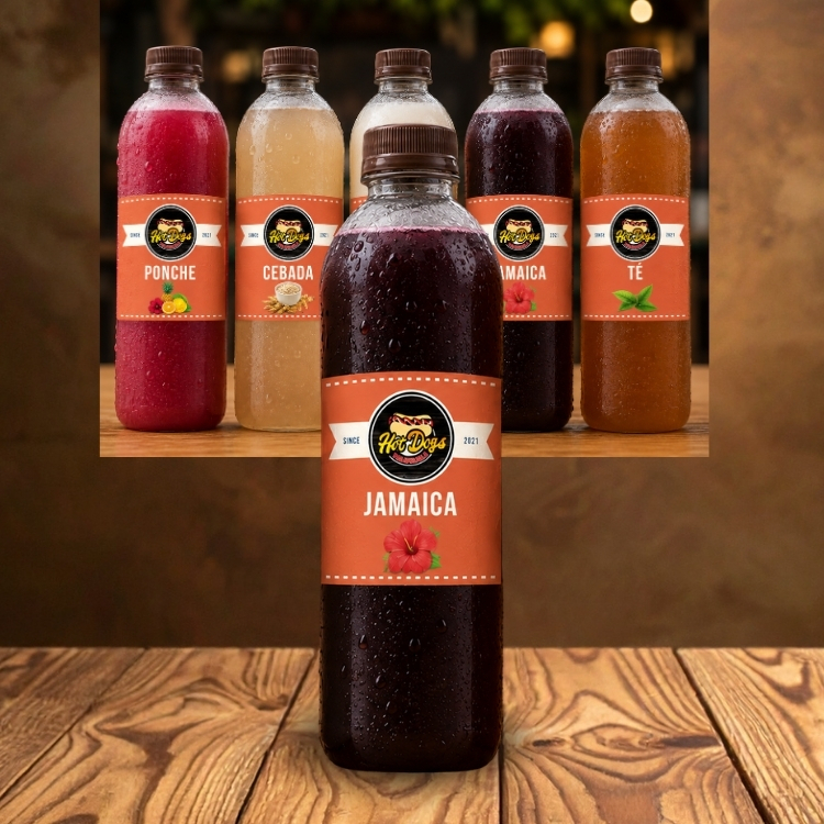 Agua de Jamaica 500 Ml.