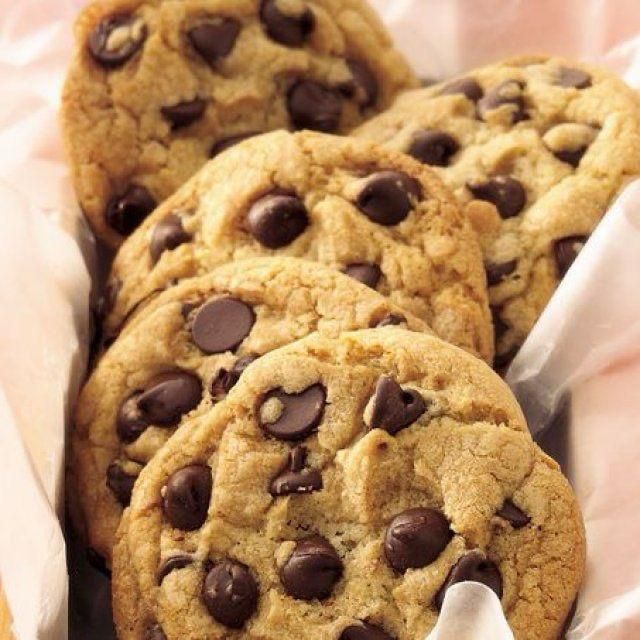Galletas con chispas de chocolate