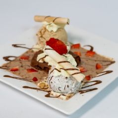 Brownie con Helado