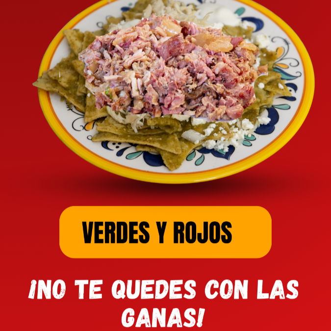 CHILAQUILES CON CARNITAS (MEDIANOS)