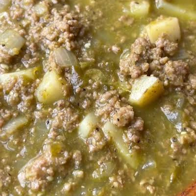 Platillo Picadillo Verde