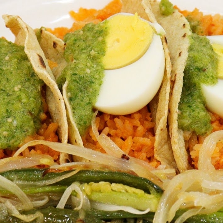 Taco Individual de Arroz con Huevo