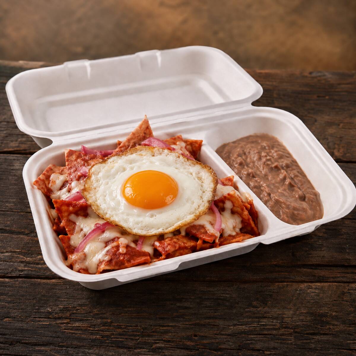 Chilaquiles con Huevo