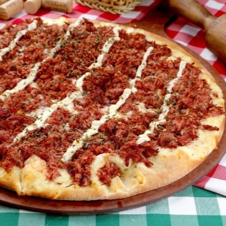 Carne seca com catupiry.