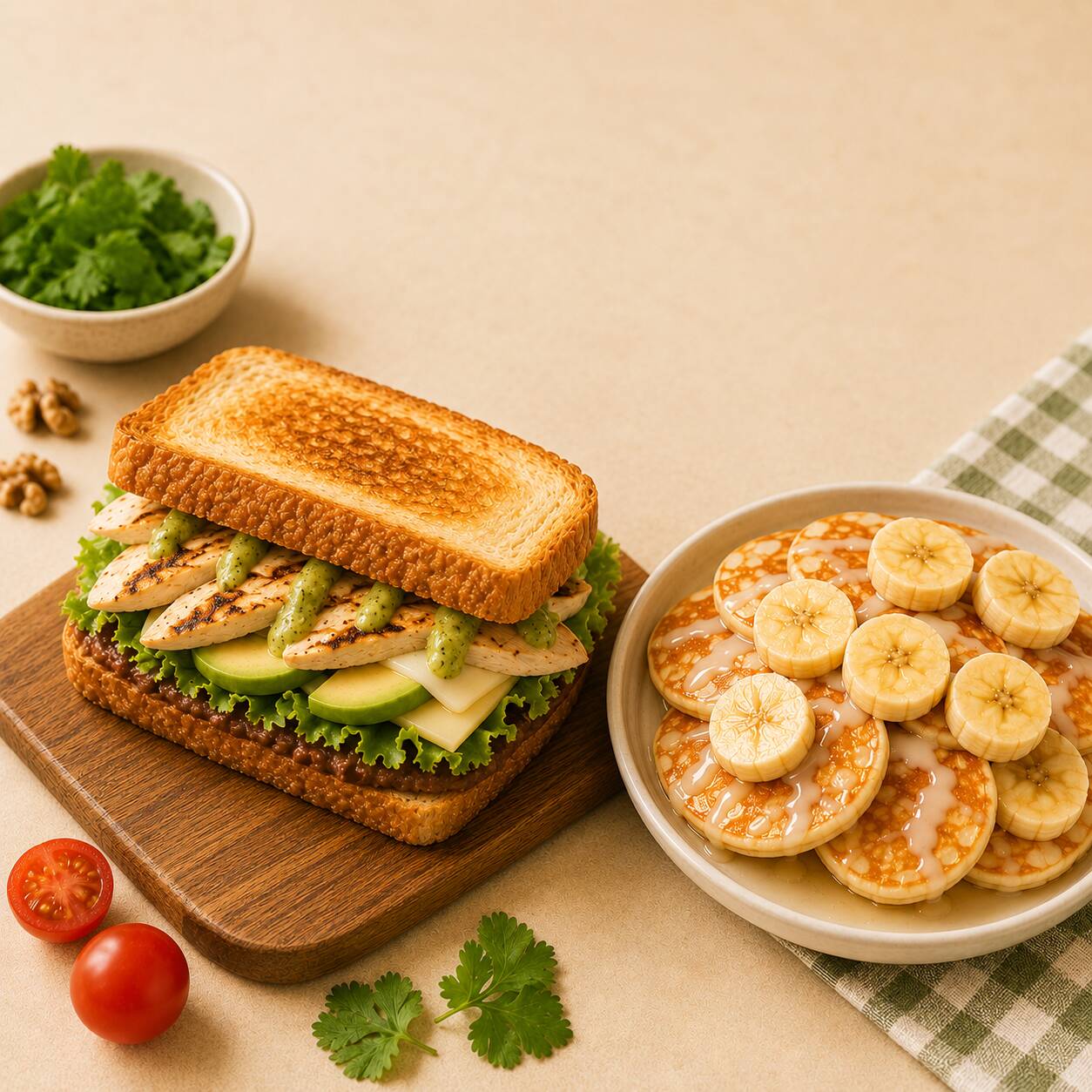 Combo Sándwich de Pollo más Mini Hot Cakes