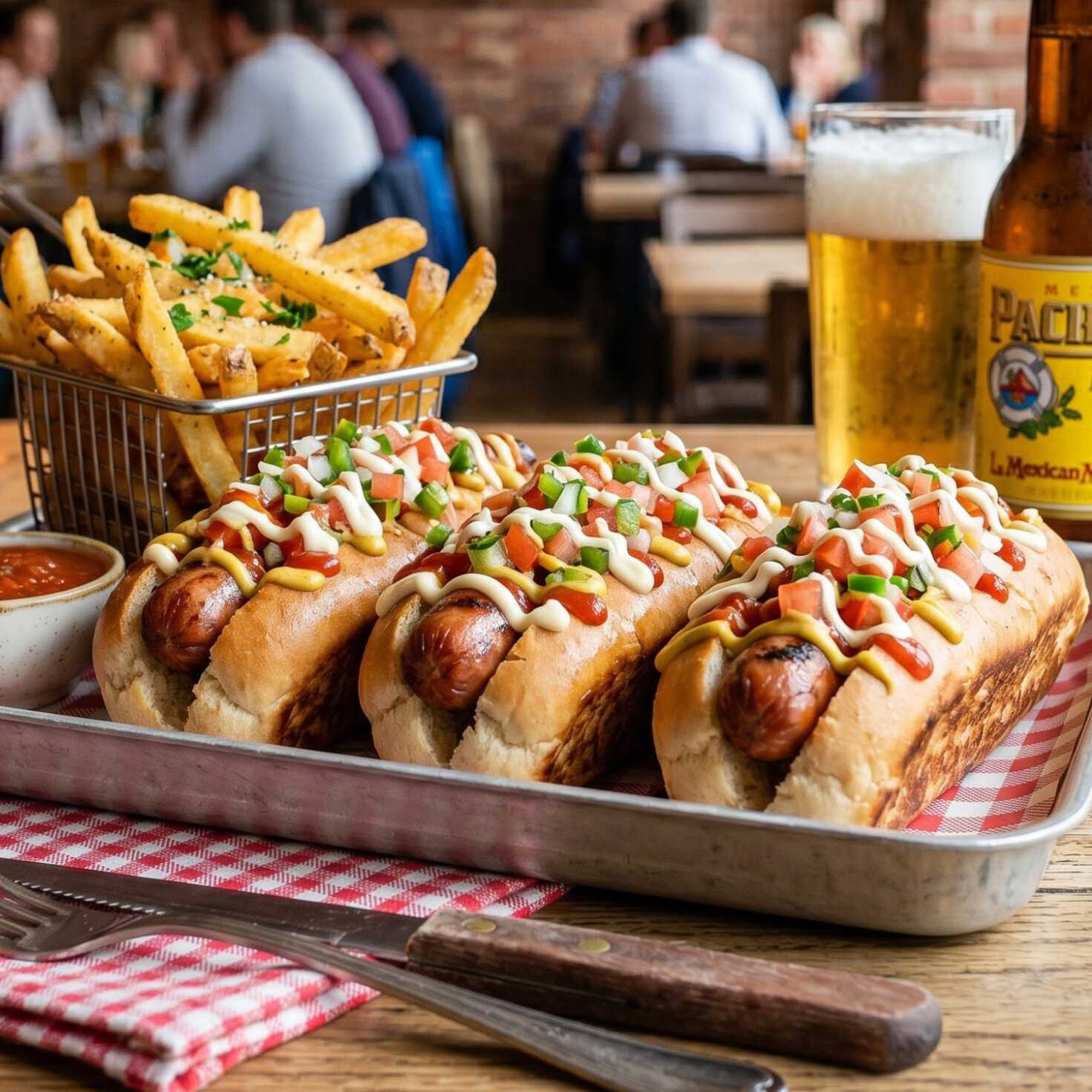 Orden de 3 Hot Dogs