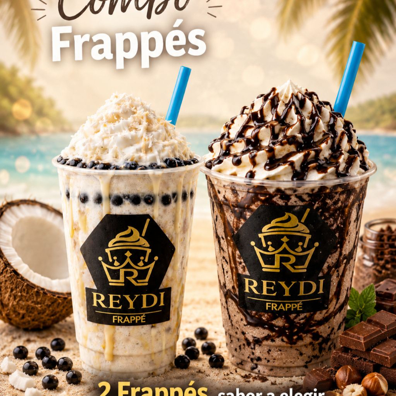 Combo Frappés Coco y Nutella