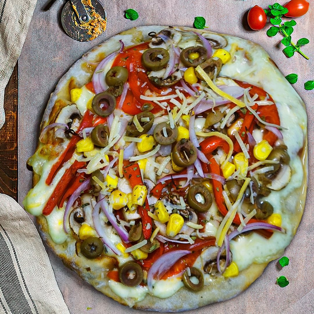 Pizza Vegetales 6 Porciones