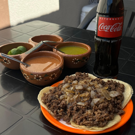 Promo Tacos Carne Asada+1 Refresco 500ml