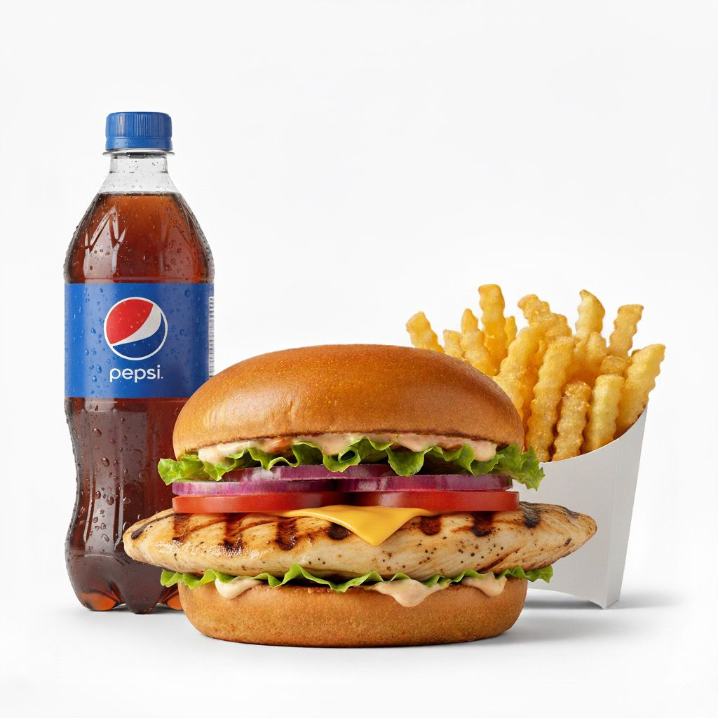 Capital Chicken + Papas + Bebida