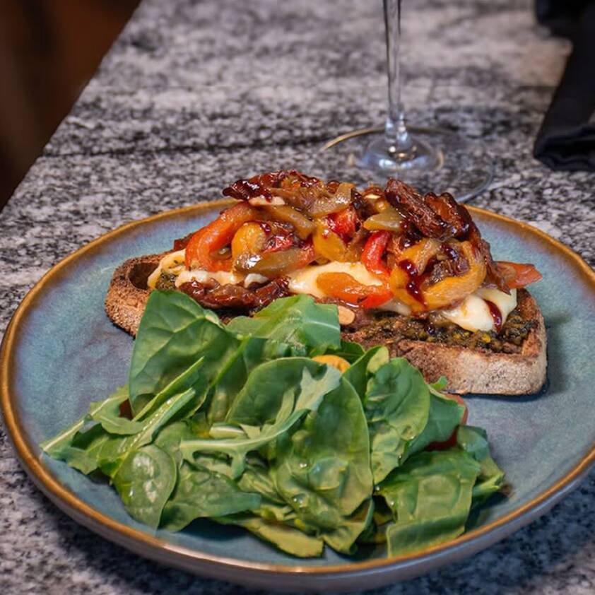 Crostini Alla Provola Affumicata