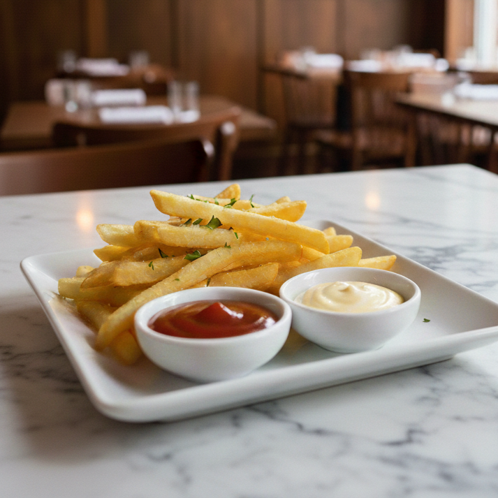 Papas fritas pequeñas