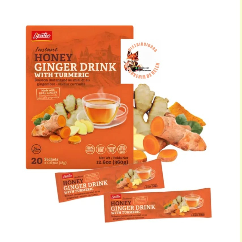 Te jengibre , curcuma y miel *20 unidades