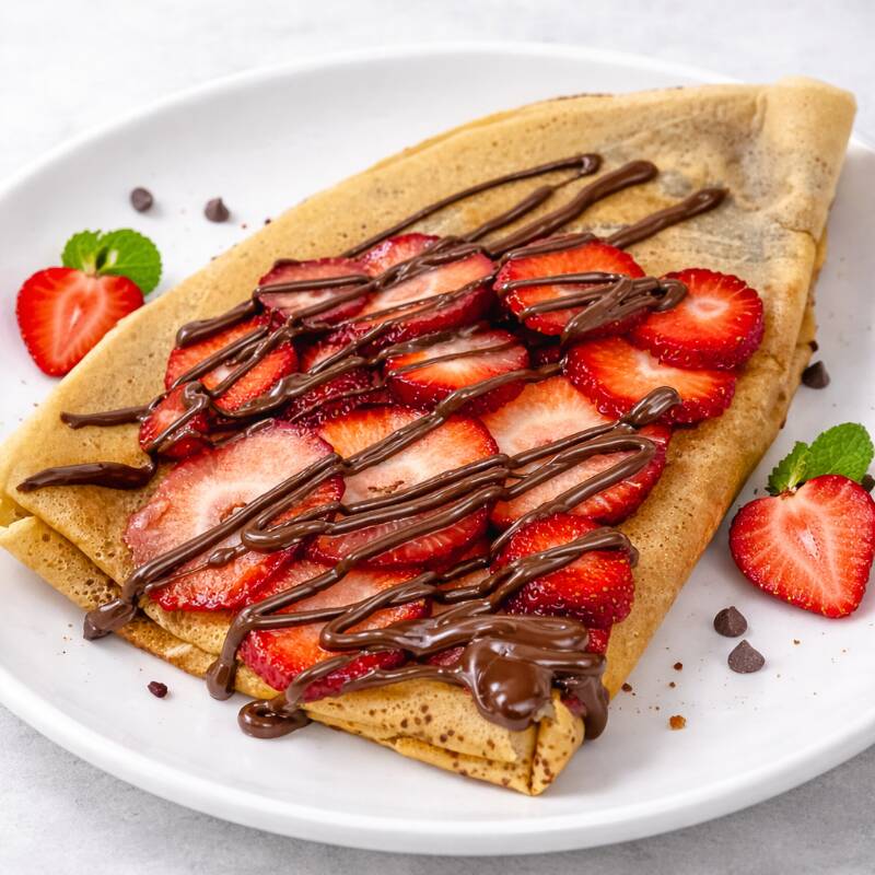 Crepa NUTELLA Con Fresa