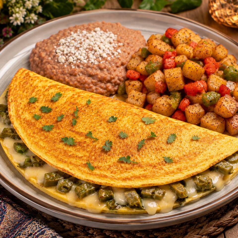 Omelette De Nopales