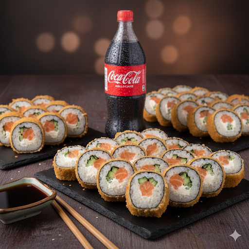 60 Hots Crocantes + Coca Cola 1,5 L